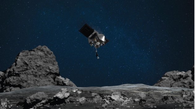 Imagem de Cápsula da NASA com amostras de um asteroide regressa à Terra