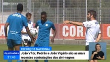 João Vítor, Pedrão e João Vigário são os novos reforços do CD Nacional (Vídeo)