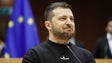 Imagem de Zelensky diz em Bruxelas que União Europeia é «o caminho para casa»