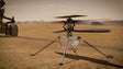 Imagem de Helicóptero Ingenuity sobrevive à primeira noite em Marte