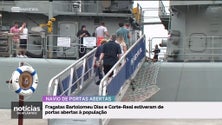 Imagem de Fragatas da Marinha Portuguesa abriram portas à população (vídeo)