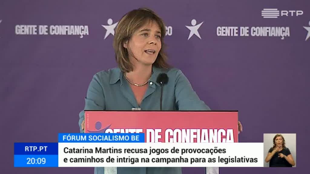 BE. Catarina Martins recusa jogos de provoca��es e intrigas