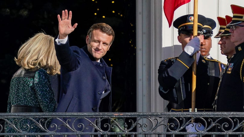 Imagem de Macron insiste nas críticas ao protecionismo dos EUA