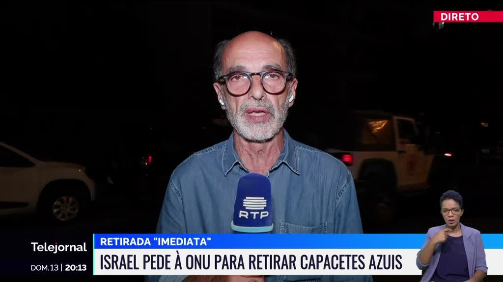 RTP no Líbano. Força da paz da ONU rejeita desejos de Benjamin Netanyahu