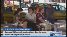 A segurança social está a pagar menos mil subsídios de desemprego por mês na Madeira (Vídeo)