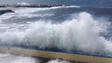 Imagem de Mar agitado na praia da Calheta (vídeo)