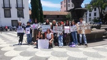 Imagem de Estudantes em manifestação pelos direitos das mulheres (vídeo)