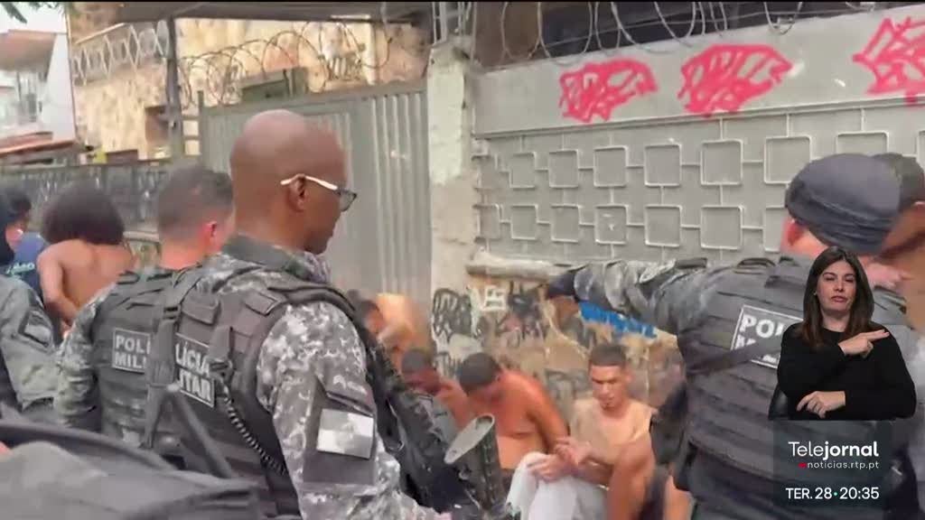 Polícia desencadeia mega-operação no Rio contra Comando Vermelho