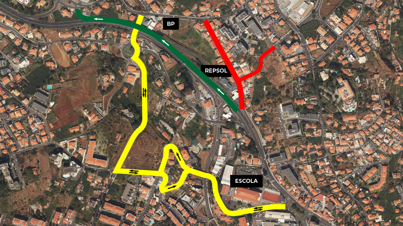 Imagem de Alterações na circulação rodoviária no Funchal