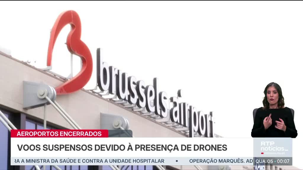 Bélgica. Drones obrigam a encerrar dois aeroportos