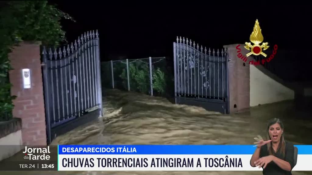 Dois desaparecidos na sequência de chuvas torrenciais em Itália