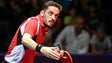 Imagem de Marcos Freitas nos oitavos de final do Open da Austrália em ténis de mesa