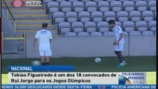 Imagem de Tobias Figueiredo, do Nacional, nos Jogos Olímpicos (Vídeo)
