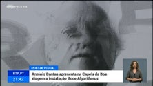 Imagem de António Dantas apresenta trabalho de poesia visual (vídeo)
