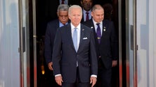 Imagem de Biden condena «tentativa fraudulenta» da Rússia de anexar territórios