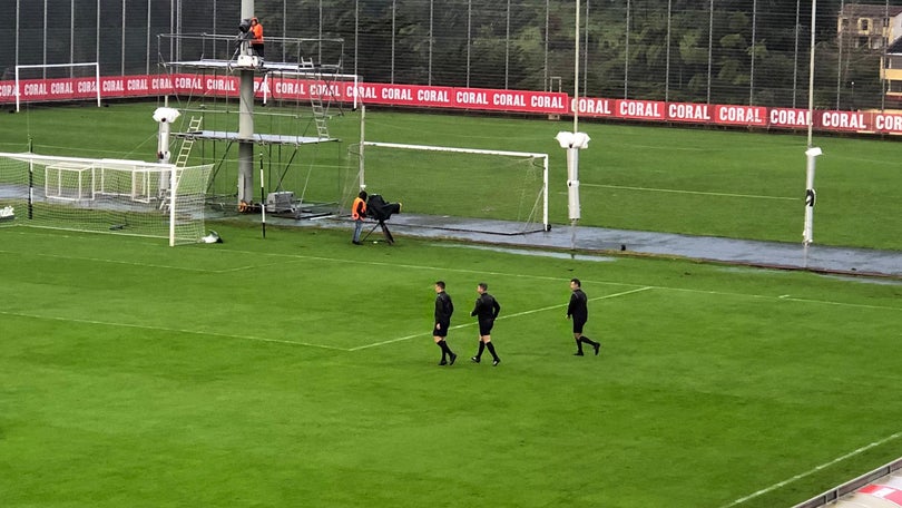 Jogo Nacional- Sporting atrasado devido ao mau tempo