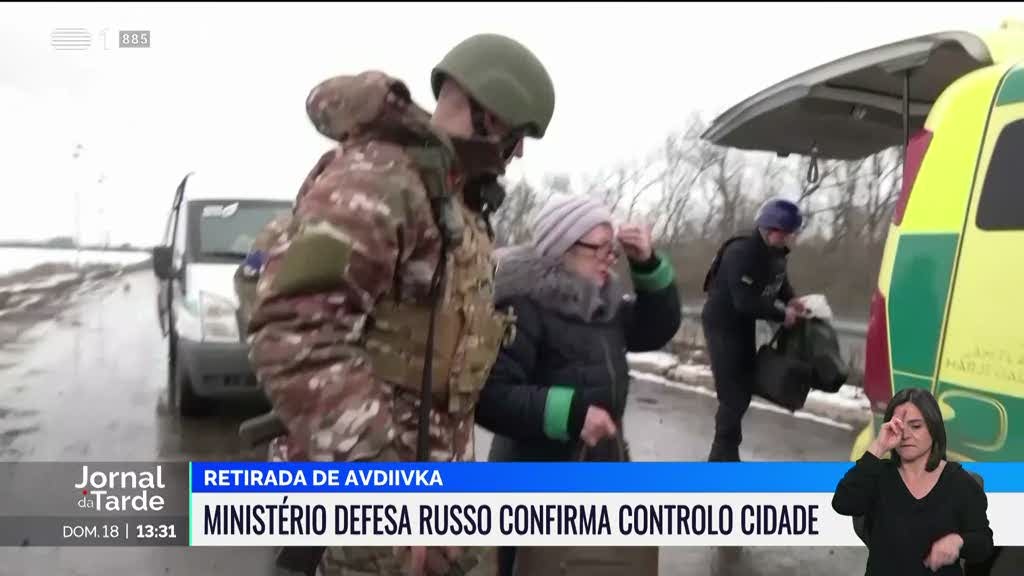 Exército russo assumiu o controlo total da cidade de Avdivka