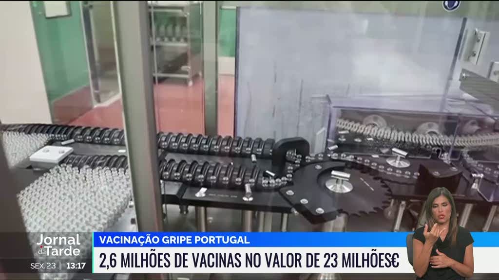 Compradas 2,6 milhões de vacinas da gripe no valor de 23 milhões de euros