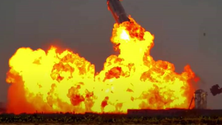 Imagem de Protótipo da nave espacial da SpaceX explodiu após aterragem (vídeo)