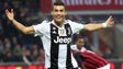 Imagem de Ronaldo finalista do prémio de melhor jogador da UEFA, com Messi e Van Dijk