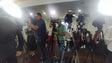 Imagem de Sala cheia de jornalistas na sede do PS