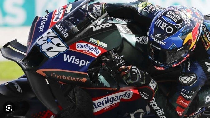 Imagem de Miguel Oliveira cai e abandona o sprint do GP do Qatar