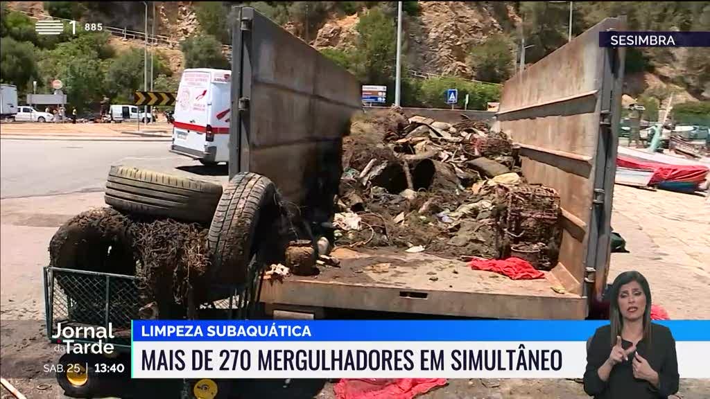 Sesimbra volta a bater recordes na limpeza subaquática