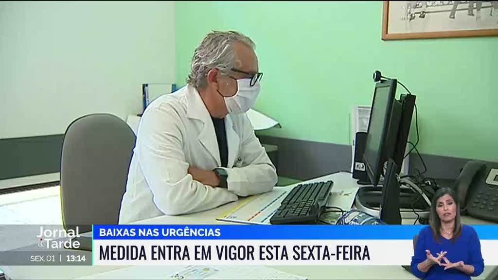 Urgências e privados já podem passar baixas médicas