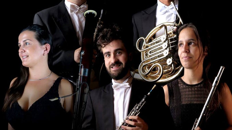 Imagem de Quinteto de Sopros da Orquestra Clássica da Madeira no Salão Nobre do Funchal