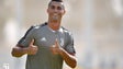 Ronaldo treina à margem para recuperar de “pequeno problema” muscular