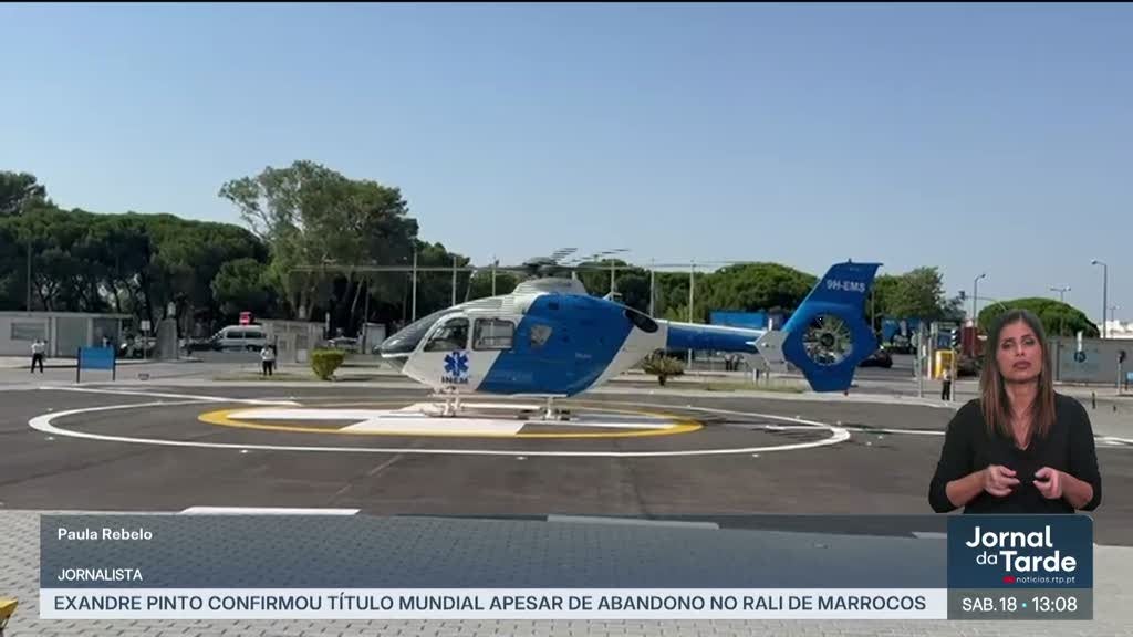 Dois helicópteros do INEM passam a voar 24 horas por dia