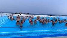 Imagem de Primeiro mergulho do ano levou 170 banhistas ao Lido (áudio)