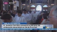 Imagem de Bispo de Funchal assinala 50 anos de ordenação sacerdotal