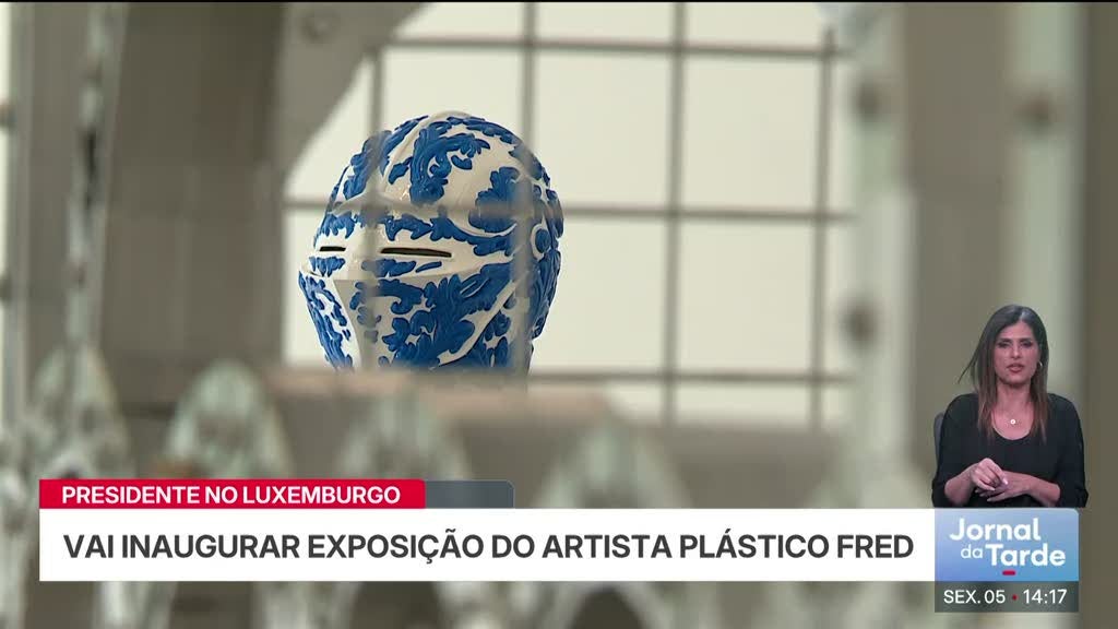 Presidente inaugura exposição do artista plástico Fred no Luxemburgo