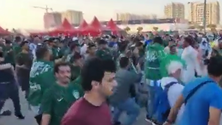 Adeptos da Arábia Saudita festejam vitória com a Argentina à CR7 (vídeo)