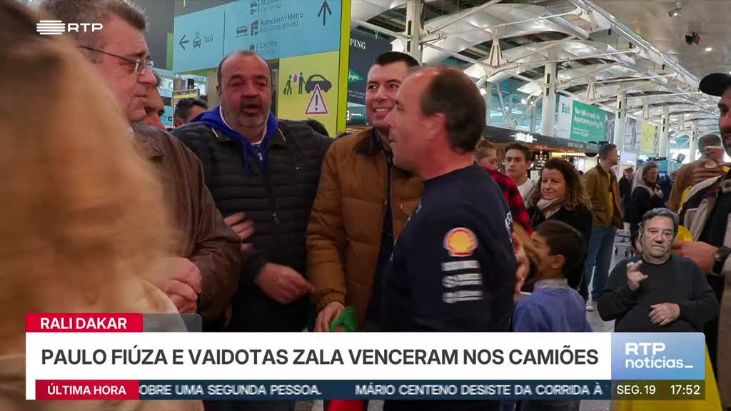 Paulo Fiúza já está em Portugal depois de vencer  Dakar na categoria camiões