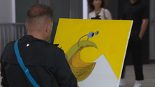 Imagem de Artistas pintam ao vivo em Ponta Delgada (Vídeo)