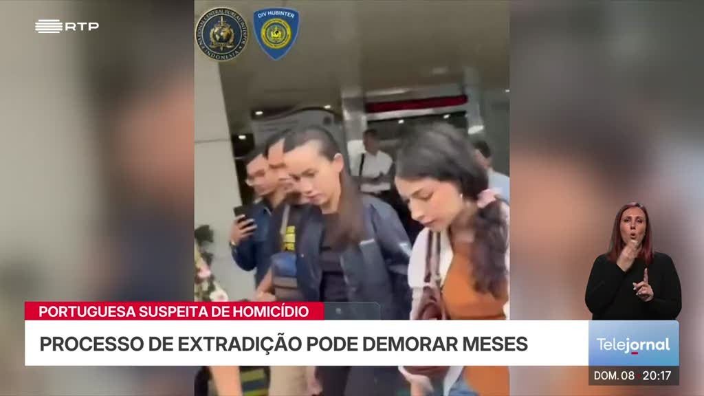 Imagem de Portuguesa suspeita de homicídio. Processo de extradição pode demorar meses