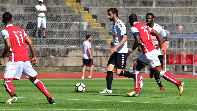 Nacional derrotado em jogo de preparação