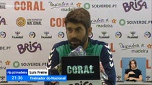 Imagem de Treinador do Nacional admite jogo difícil, mas diz que não vai a Braga pedir autógrafos (Vídeo)
