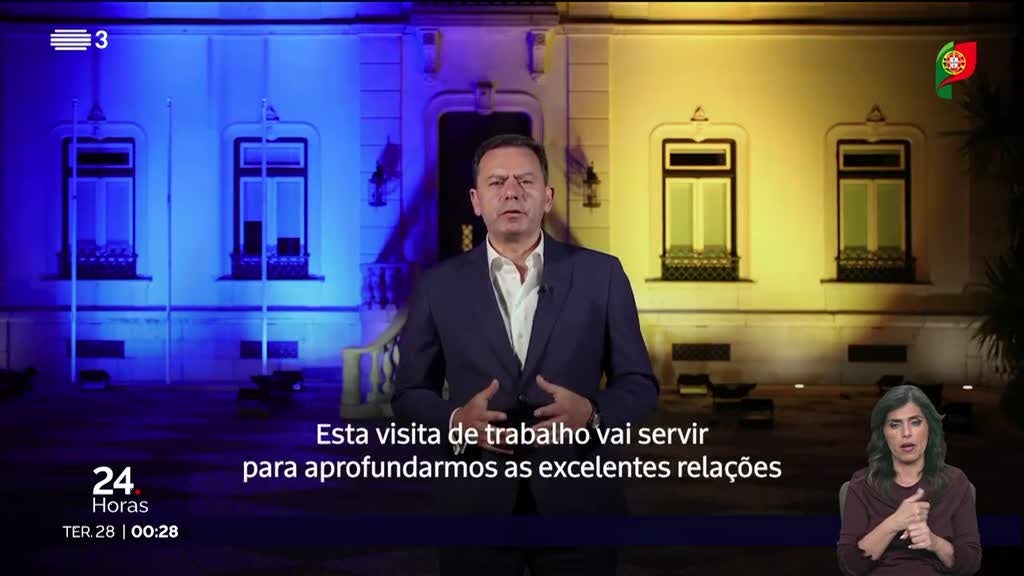 Luís Montenegro deixa mensagem no X sobre visita de Zelensky