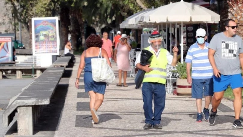 Madeira está no vermelho no mapa de viagens