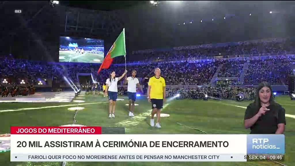 Jogos do Mediterrâneo. Portugal despede-se com a melhor prestação de sempre