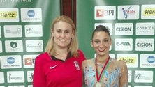 Ginasta Leonor Pinto é vice-campeã nacional