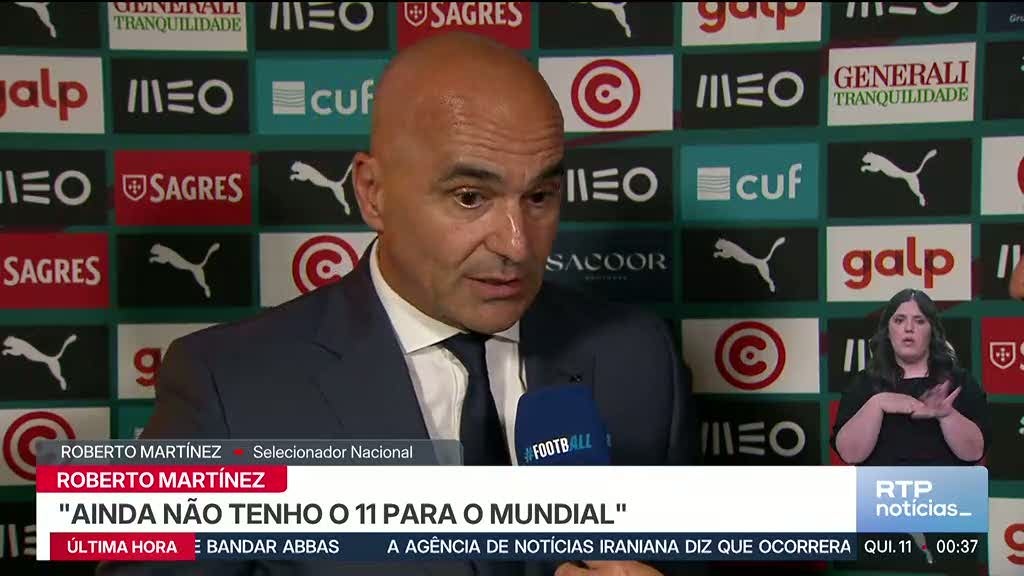 Robeto Martínez: "O onze para o Mundial ainda não está defin