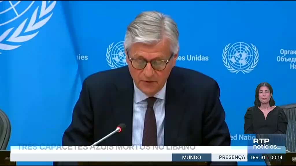 Três capacetes azuis da ONU mortos em ataques no Sul do Líbano