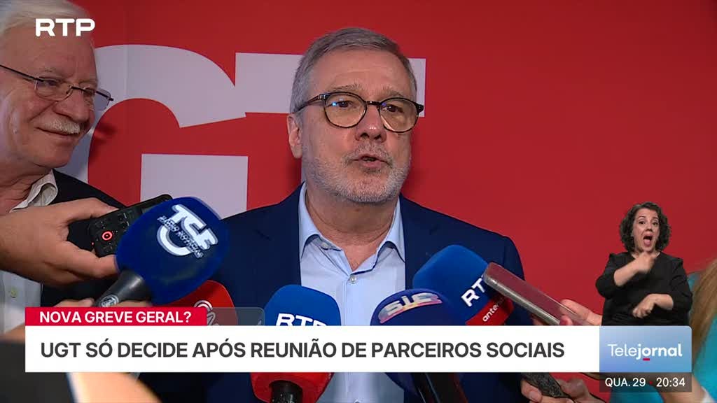 UGT só decide greve geral depois de reunião de parceiros sociais