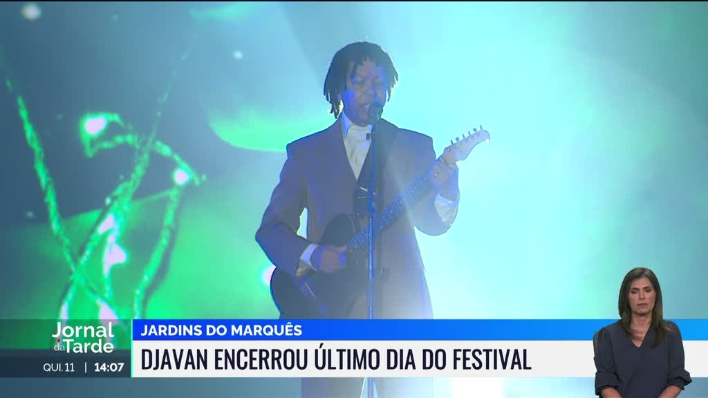 Jardins do Marquês. Djavan encerrou último dia do festival