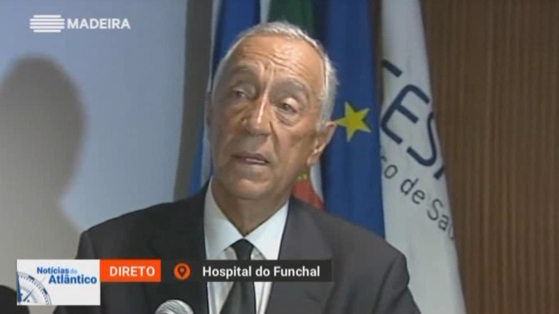 Imagem de Presidente da República está na Madeira para “testemunhar solidariedade”