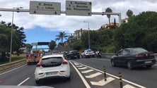 Imagem de Acidente na via rápida envolveu cinco viaturas (vídeo)